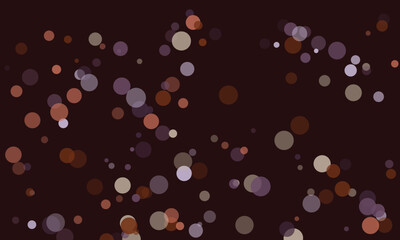 Abstract geometric background with circles in various shades of brown