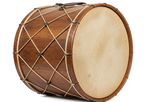 Antique wooden drum