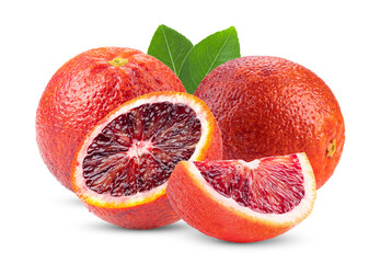 blood orange isolated on transparent png (Image from camera)