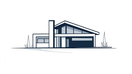 Modern house exterior design