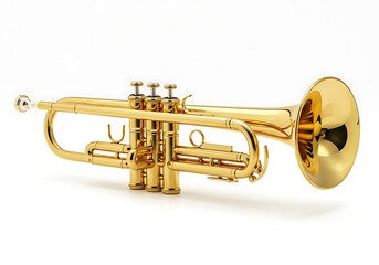 Fototapeta premium Golden trumpet instrument