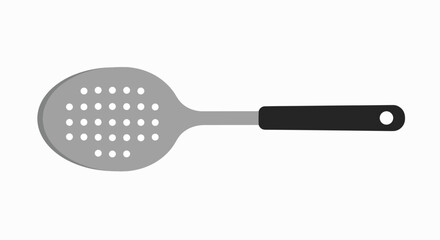 Sleek Stainless Steel Slotted Spoon: Kitchen Essential