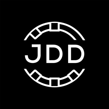 &ldquo;Modern JDD Monogram Logo Design, Sleek Minimalist Letter mark in Circle, JDD LATER LOGO, High-Contrast Branding Concept&rdquo;
