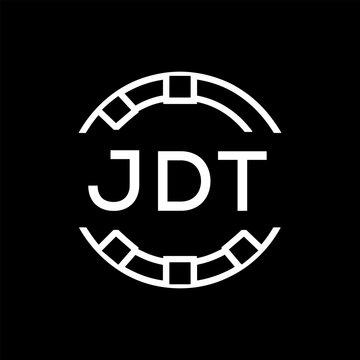&ldquo;Modern JDT Monogram Logo Design, Sleek Minimalist Letter mark in Circle, JDT LATER LOGO, High-Contrast Branding Concept&rdquo;

