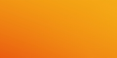 Abstract glowing wave lines on orange background. Dynamic wave pattern. Modern flowing wavy lines. vector Eps 10