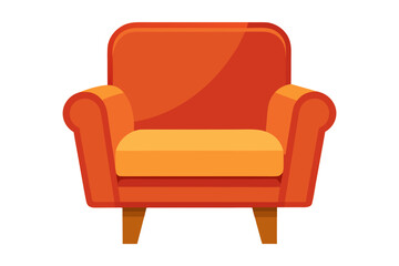 red leather armchair