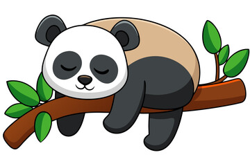 panda and bamboo