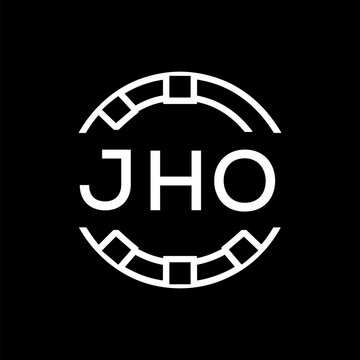 &ldquo;Modern  Monogram Logo Design, Sleek Minimalist Letter mark in Circle, JHO LATER LOGO, High-Contrast Branding Concept&rdquo;

