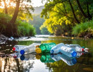 Plastic Pollution in a Forest Stream