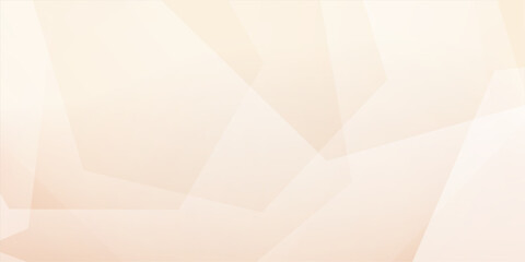 Golden rose abstract background with square shapes. Brown neutral gradient bg. Cream color backdrop with transparency lines. Vector illustration