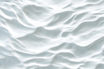 Obraz premium Abstract wavy texture in light gray and white. Soft, flowing forms resemble rippled fabric or water