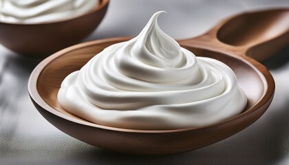 Whipped Cream On Transparent Background Generative Ai Design