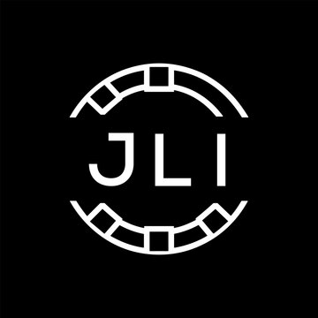 &ldquo;Modern  Monogram Logo Design, Sleek Minimalist Letter mark in Circle, JLI LATER LOGO, High-Contrast Branding Concept&rdquo;
