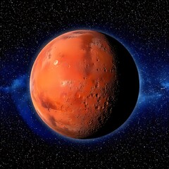 Fototapeta premium Mars in space (1)