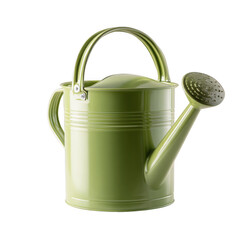 Garden bucket with a built-in spout, made from durable plastic, ideal for watering hard-to-reach plants on apartment terraces. [Transparent Background PNG]