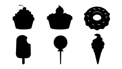 Delicious Dessert Silhouettes Cupcakes, Ice Cream, and More!