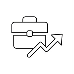 carrer icons. simple line vector
