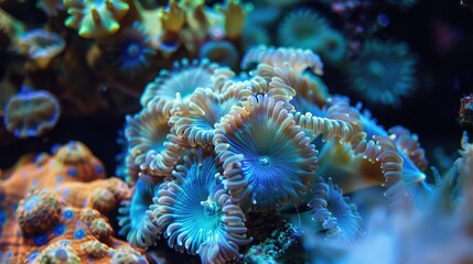 Fototapeta premium Marine Microorganism: Bacteria, Archaea, Algae & Viruses Driving Ocean Biogeochemical Cycles, Supporting Food Webs, and Fueling Research in Marine Biology & Biotechnology