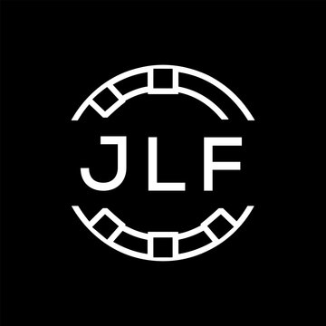 &ldquo;Modern  Monogram Logo Design, Sleek Minimalist Letter mark in Circle, JLF LATER LOGO, High-Contrast Branding Concept&rdquo;
