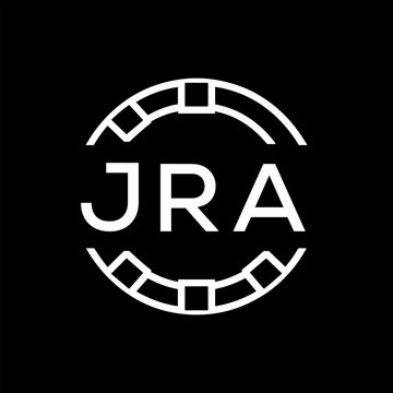 &ldquo;Modern  Monogram Logo Design, Sleek Minimalist Letter mark in Circle, JRA LATER LOGO, High-Contrast Branding Concept&rdquo;
