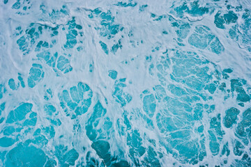 Ocean wave texture and background 
