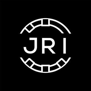 &ldquo;Modern  Monogram Logo Design, Sleek Minimalist Letter mark in Circle, JRI LATER LOGO, High-Contrast Branding Concept&rdquo;
