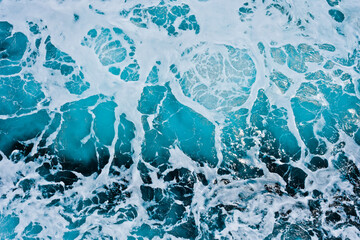 Ocean wave texture and background 