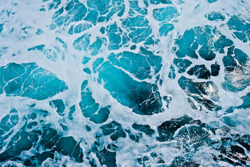 Ocean wave texture and background 