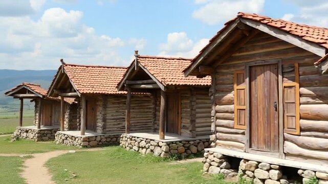 Wooden village houses of Anatolia, Turkey