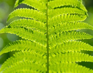 Close-up fern fronds