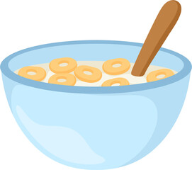 illustration cereal bowl