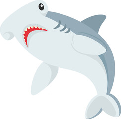 illustration hammerhead shark
