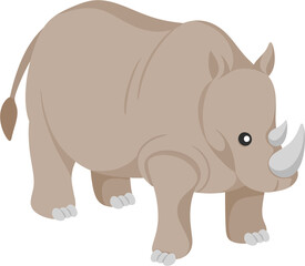 illustration rhinoceros