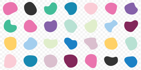 Round Shape, Round Abstract Vector Set, Round Oblong Shape Set, Trendy Circle, Modern Banner, Abstract, Blob, Geometric Vector Graphic Circle Elements Illustration Background for Sale Signs, Vector