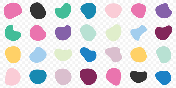 Round Shape, Round Abstract Vector Set, Round Oblong Shape Set, Trendy Circle, Modern Banner, Abstract, Blob, Geometric Vector Graphic Circle Elements Illustration Background for Sale Signs, Vector