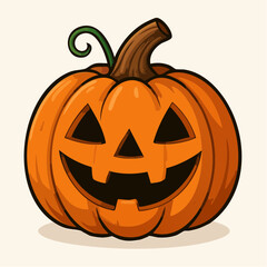 Fototapeta premium Halloween Pumpkin Jack O’Lantern