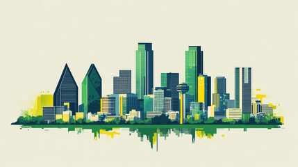 Cityscape illustration