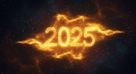 2025 A Glowing New Year's Eve Countdown
