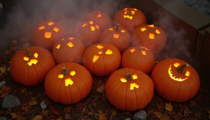 Fototapeta premium halloween jack o lantern
