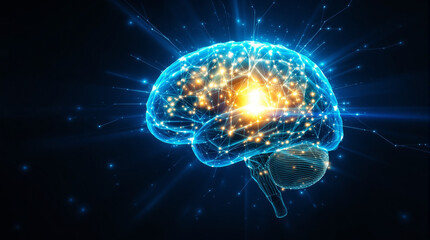 the brain with a light