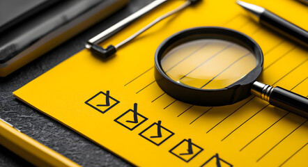 Compliance Audit and Policy Validation concept .Company Association Terms ,regulation rules and Condition ,Practices and policies using checkboxes ,Planning Review monitoring process ,Risk ,Trust .