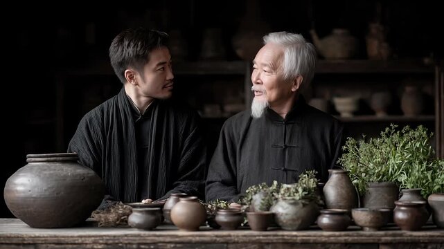 Traditional Craftsmen Exchange Skills and Inherit Culture