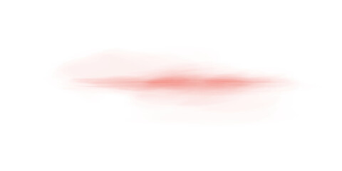 Red warm air flow wave effect and light particles. Design element for visualizing hot air flowing.