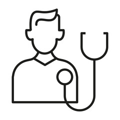 patient vector icon