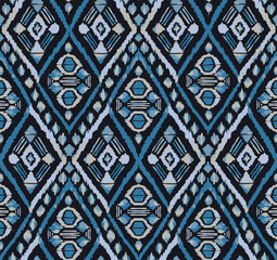 geometric ethnic vintage texture vector art design. textile fashion pattern line ikat seamless pattern and batik fabric texture asian background wallpaper geometry indian. Ethnic abstract ikat art 