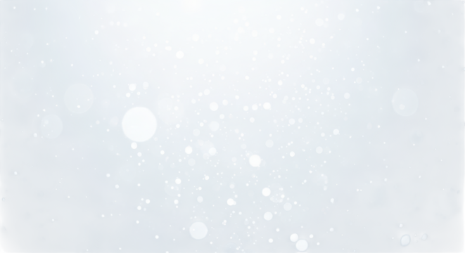 Abstract white bokeh background with light blur effect isolated on transparent background