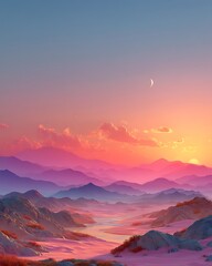 Beautiful pastel sunset sky high resolution photo