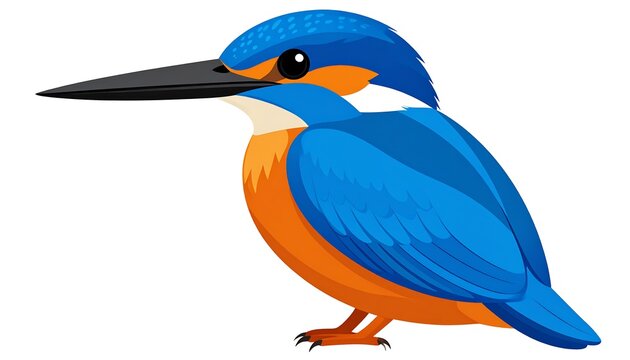 Colorful kingfisher illustration (1)