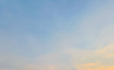 Gradual Hues of a Serene Sky