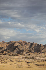 Light and textures playing with in the arid Richtersveld desert landscape